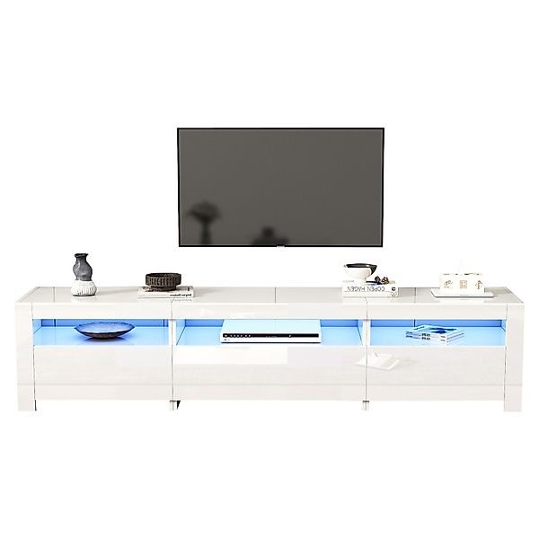HAUSS SPOLE Lowboard Hochglanz mit LED-Beleuchtung günstig online kaufen
