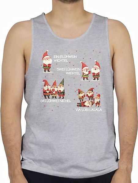 Shirtracer Tanktop Ein Glühwein Swei Glühwein, Wichtel, Ein Glühwein Zwei G günstig online kaufen