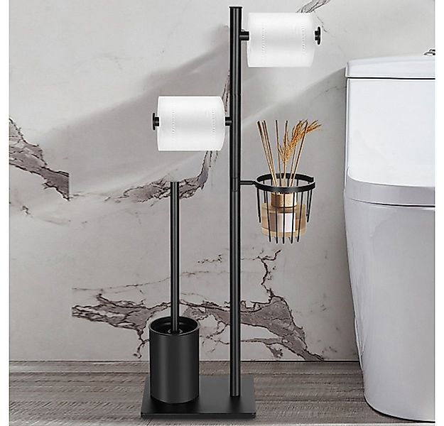 PRIISF Doppelhandtuchhalter WC-Garnitur Edelstahl Toilettenpapierhalter Klo günstig online kaufen