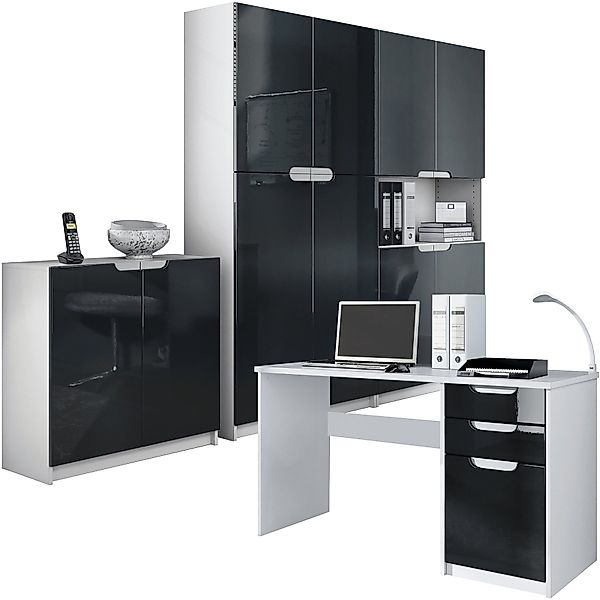 Vladon Aktenschrank Logan (Büromöbel-Set, mit 1 günstig online kaufen