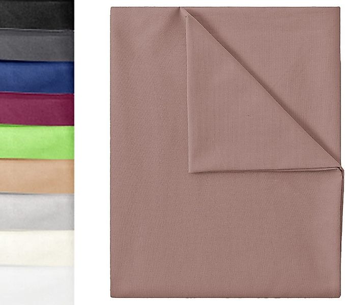 NatureMark Bettlaken klassisches Betttuch Haustuch, 100% Baumwolle, Gummizu günstig online kaufen