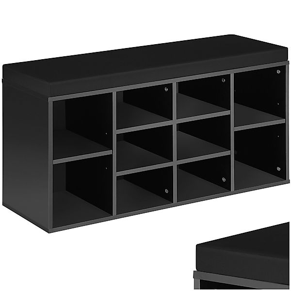 tectake Schuhschrank Schuhregal mit Sitzpolster 103,5x48x30cm günstig online kaufen