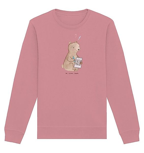 Mr. & Mrs. Panda Longpullover Bär Rätsel lösen Größe M - Canyon Pink - Gesc günstig online kaufen