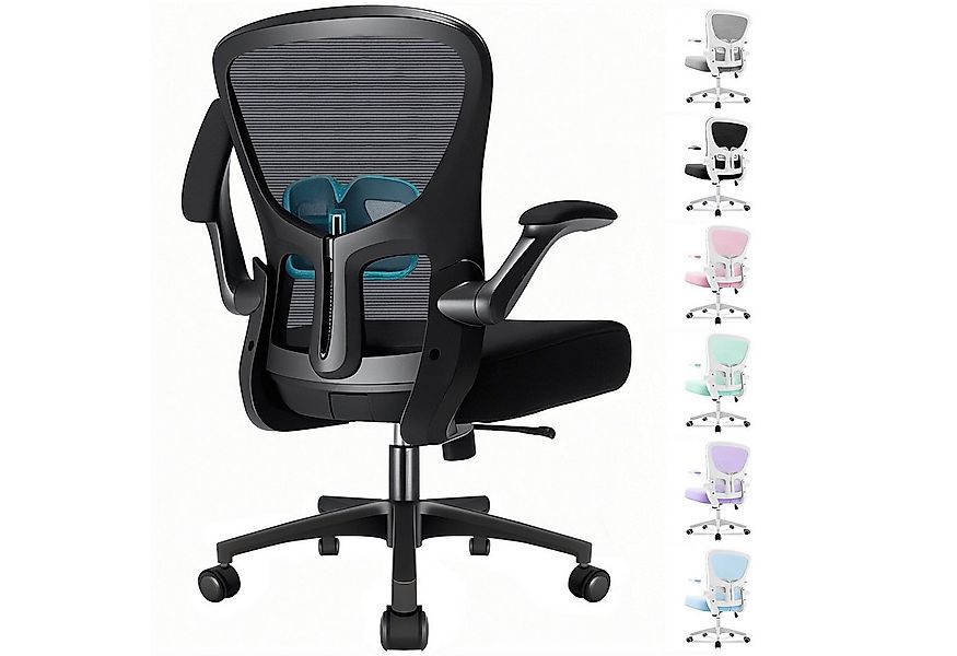 Durrafy Bürostuhl Ergonomischer Bürostuhl,Schreibtischstuhl mit klappbaren günstig online kaufen