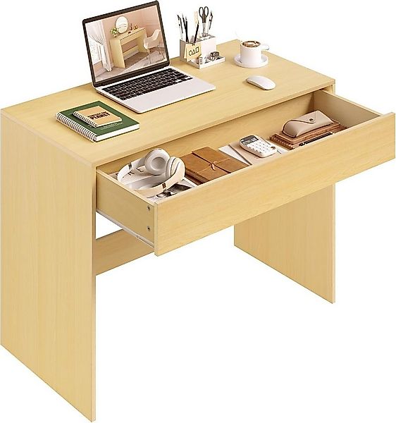 EUGAD Schreibtisch (1-St), Bürotisch PC Tisch mit Schublade&Stauraum günstig online kaufen