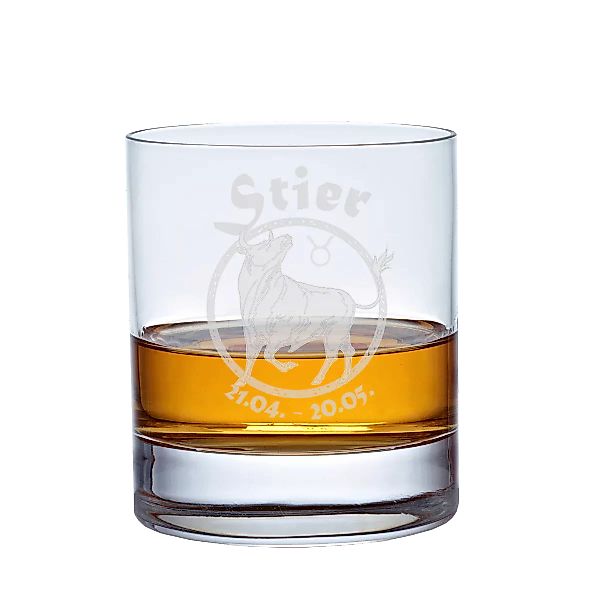 Whiskyglas (320ml) mit Sternzeichen Waage günstig online kaufen