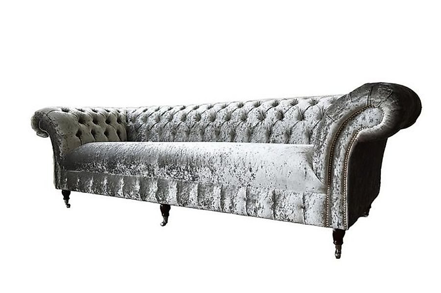 Xlmoebel Sofa Chesterfield Stoffsofa Sofa Polster XXL Groß 4 Sitzer Design günstig online kaufen