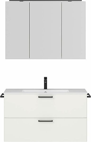 nobilia Badmöbel-Set "Tolvina" vormontiert, mit Soft-Close, 2 Stk. tlg. günstig online kaufen