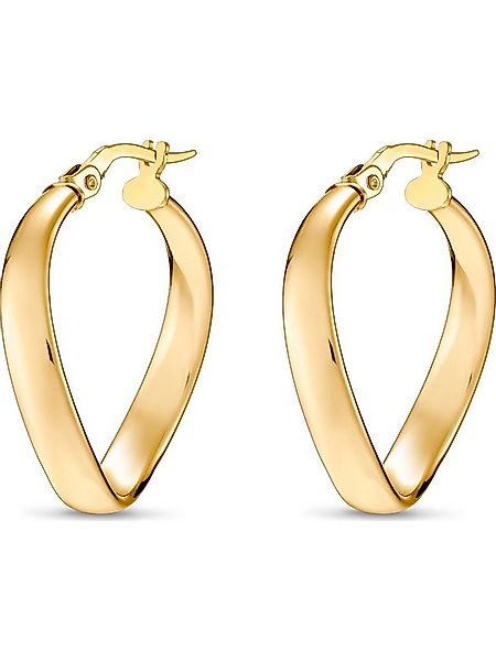 CHRIST Paar Creolen CHRIST Damen-Creolen 375er Gelbgold (Paar) günstig online kaufen