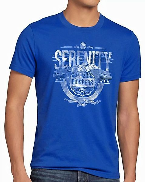 style3 T-Shirt Herren T-Shirt Serenity Firefly aufbruch allianz raumschiff günstig online kaufen