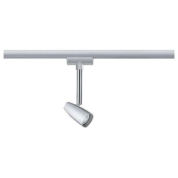 URail Spot Barelli, Metall, chrom matt, GU10, Einzelspot günstig online kaufen