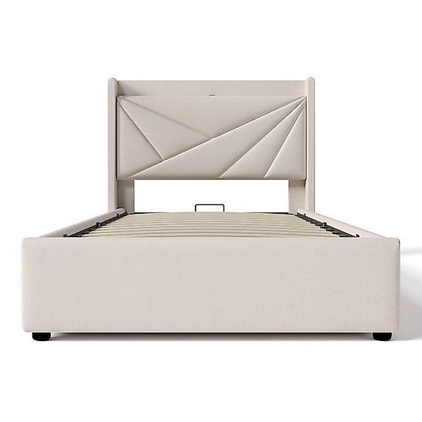 Gotagee Polsterbett Stauraumbett Doppelbett Jugendbett Flaches Multifunktio günstig online kaufen