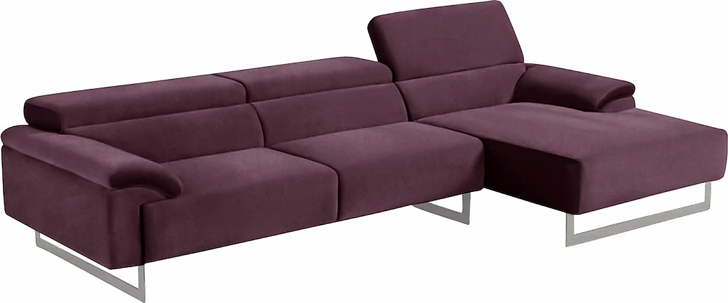 Egoitaliano Ecksofa "Malika, edel und bequem, Designsofa mit hochwertigen B günstig online kaufen