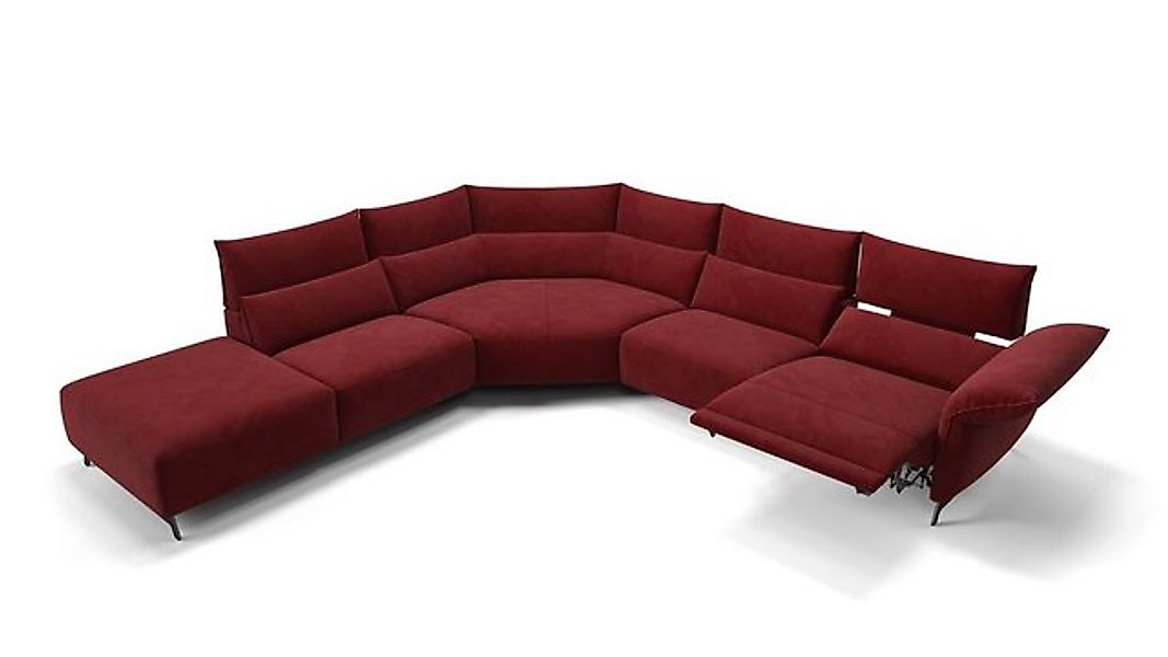 Sofanella 2-Sitzer Stoff CUNEO, Relaxsofa, Designsofa, Designer Couch, Ital günstig online kaufen