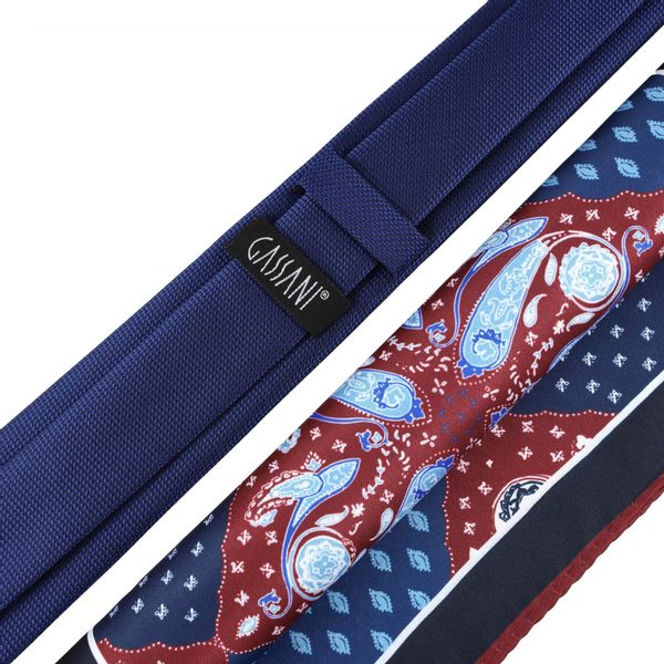 GASSANI Krawatte Herren-Krawatte Rips Fine Karo, günstig online kaufen