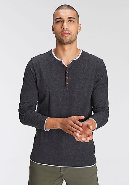 AJC Longsleeve, Langarm, schmal geschnitten, Rundhalsausschnitt günstig online kaufen