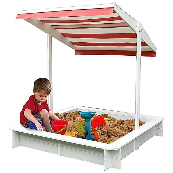 Mucola Sandkasten Sandkasten mit Sonndendach Sandkiste günstig online kaufen