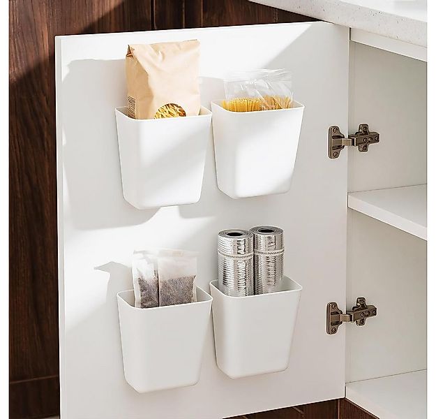 TUWENA Aufbewahrungsbox 4 Stück Küchenschranktür-Aufbewahrungsbox, Wandaufb günstig online kaufen