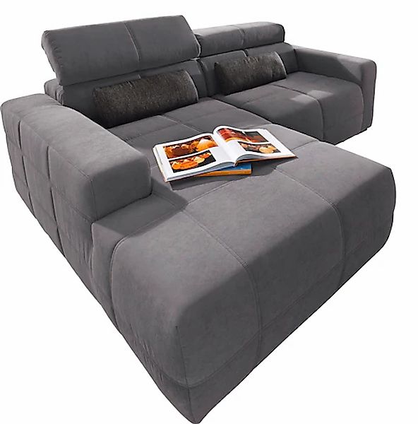 DOMO collection Ecksofa »Brandon B/T: 214/100 cm, belastbar bis 140kg/ Sitz günstig online kaufen