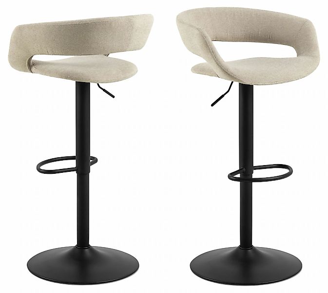 ACTONA GROUP Barhocker "Grace", (Set, 2 St., 2 stk), Barhocker, Apia sand, günstig online kaufen