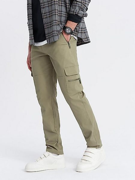 OMBRE Cargohose Herren Cargohose STRAIGHT LEG mit Reißverschlusstaschen günstig online kaufen