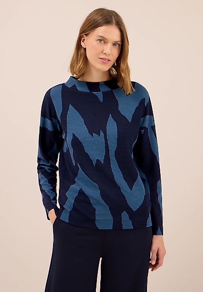 Cecil Langarmshirt, mit grafischem Muster günstig online kaufen
