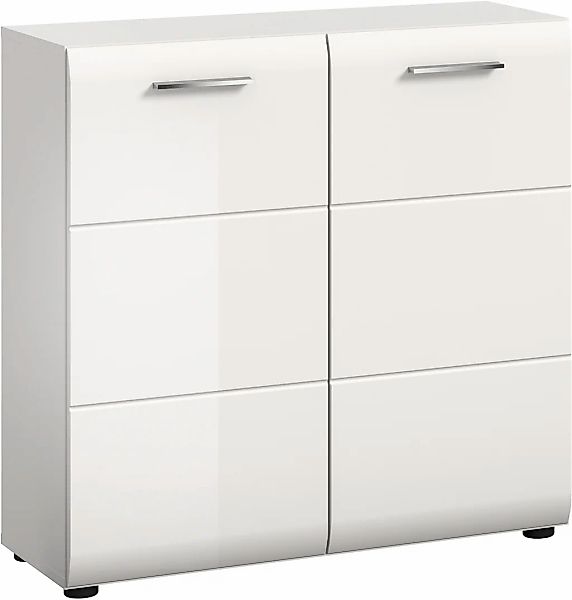 INOSIGN Kommode "FLORENZ, hochwertige MDF-Front,Rillenfräsung, 2 Türen, 3 F günstig online kaufen