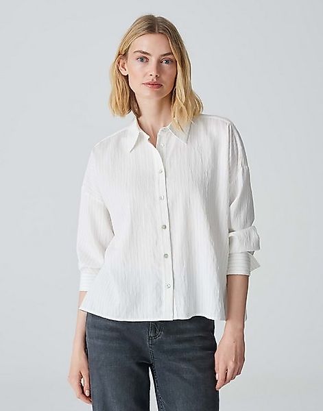 OPUS Langarmbluse Streifenbluse FREDI Boxy Fit aus Modal Mix günstig online kaufen