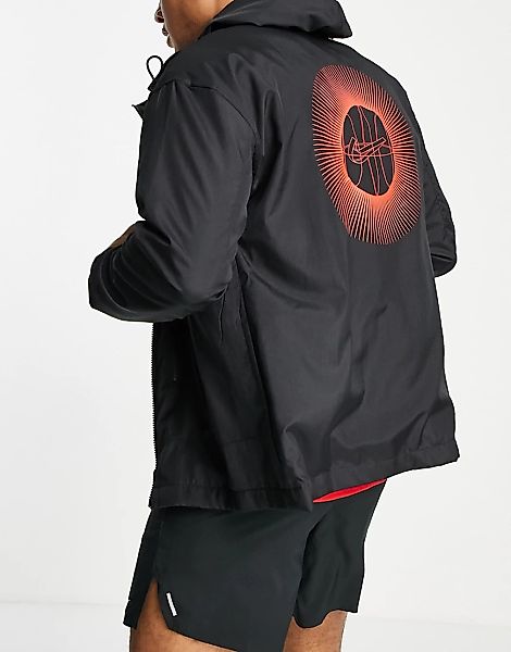 Nike Basketball – Kyrie Irving – Leichte Jacke in Schwarz günstig online kaufen