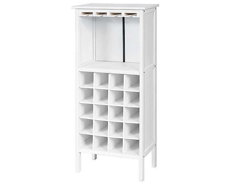 KOMFOTTEU Weinregal Flaschenregal, Flaschenständer mit 20 Staufächern, aus günstig online kaufen