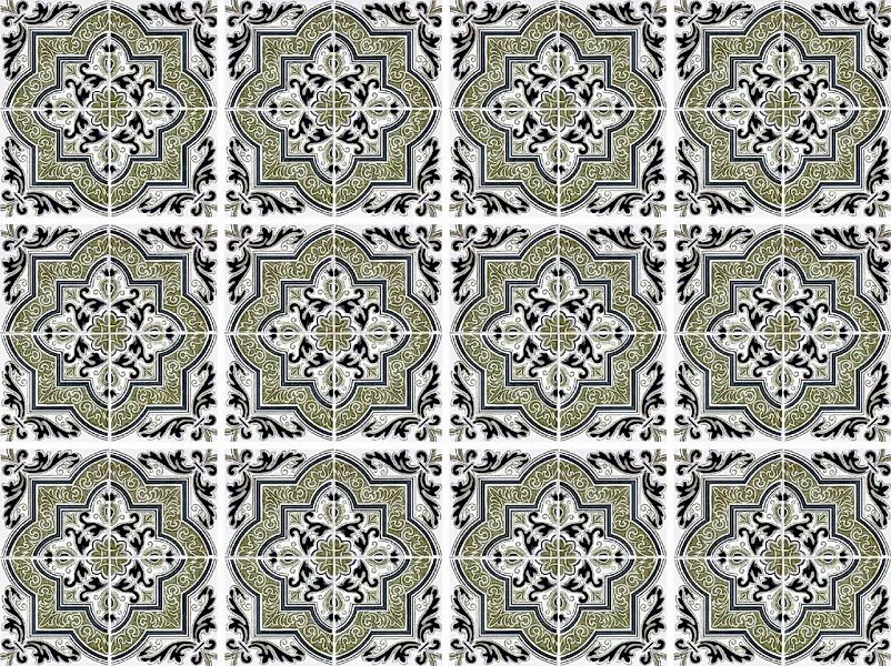 Home affaire Fliesenaufkleber Ornamente, Stickerfliesen, selbstklebend, günstig online kaufen