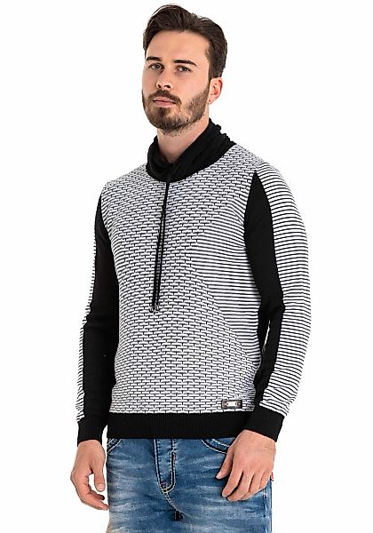 Cipo & Baxx Rundhalspullover "Pullover", (1 tlg.), im modernen Look, CP264 günstig online kaufen