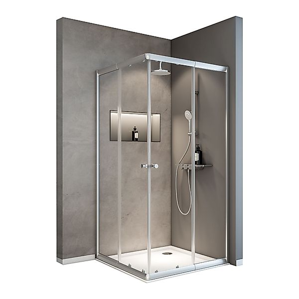 Schulte Eckdusche Sunny, variabler Verstellbereich 75x75 günstig online kaufen