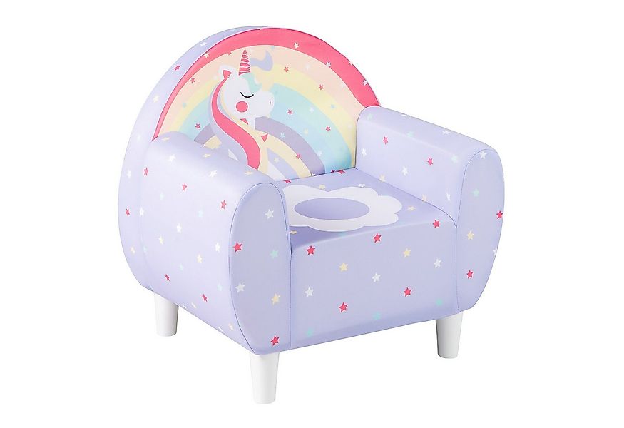 COSTWAY Kindersofa, Kinder Sessel, Spielsofa, Einhorn günstig online kaufen