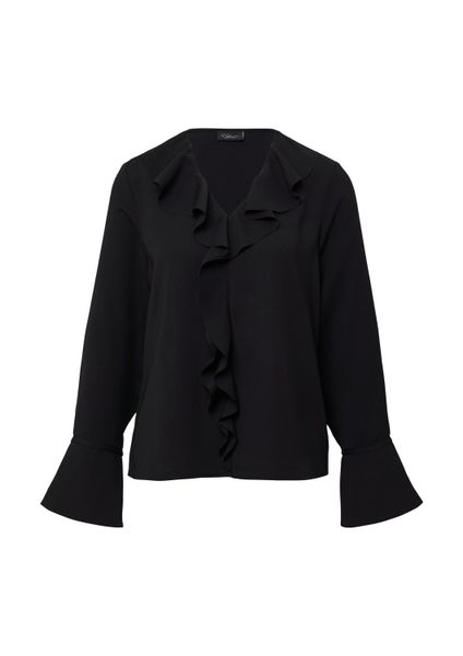 s.Oliver Langarmbluse Bluse Volant-Bluse mit langen günstig online kaufen