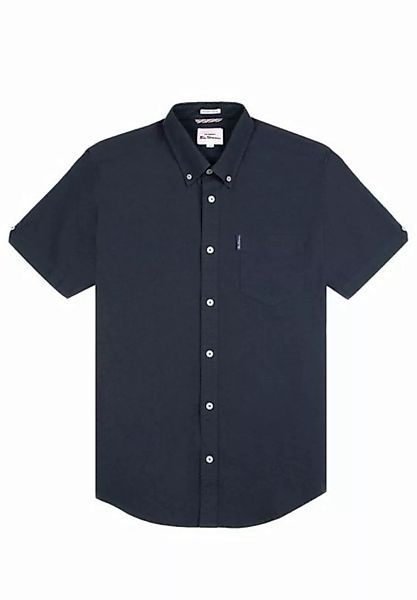 Ben Sherman Kurzarmhemd Signature Organic Oxford Shirt Branded Flag Label günstig online kaufen