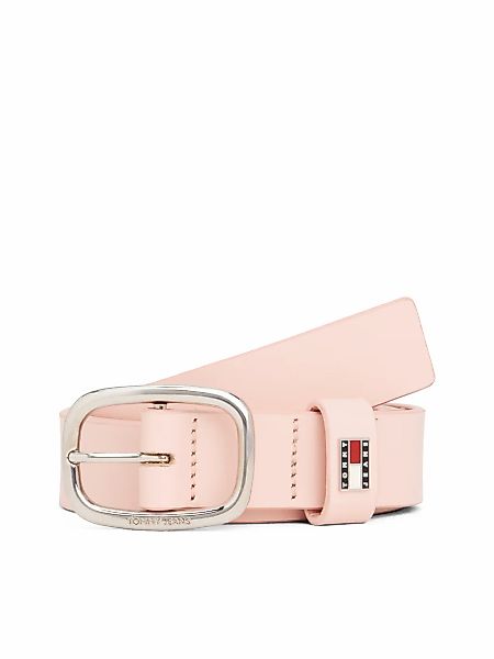 Tommy Jeans Ledergürtel "TJW OVAL 3.0" Ovale Einfachdornschließe und Logo a günstig online kaufen