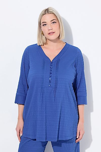 Ulla Popken Tunika Bubble-Tunika Biesen Herzausschnitt günstig online kaufen
