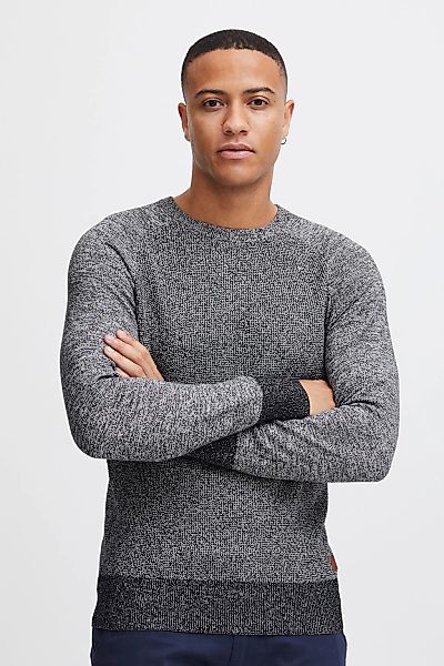 Blend Rundhalspullover "BHGandolf" Strickpullover mit farblich abgesetzten günstig online kaufen