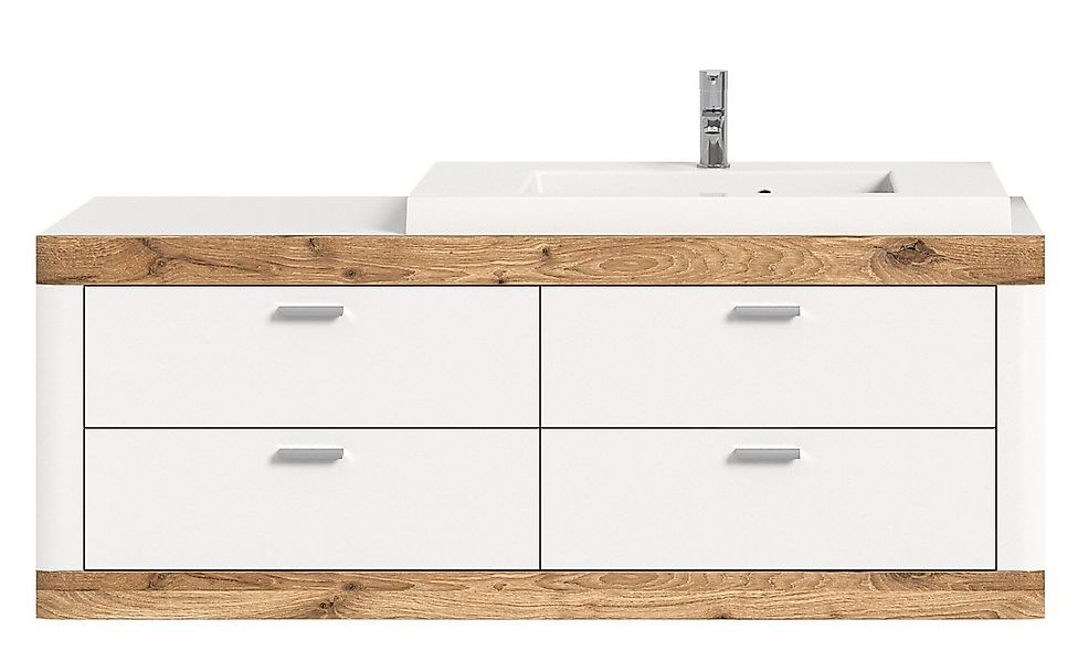 furnling Waschtisch inkl. Waschbecken, Lauri, Ablagefläche, 4 Schubladen, S günstig online kaufen