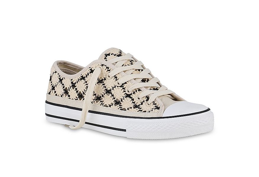 VAN HILL 841274 Sneaker Damen Übergrößen Sneaker Low Schnürer Bequeme Spitz günstig online kaufen