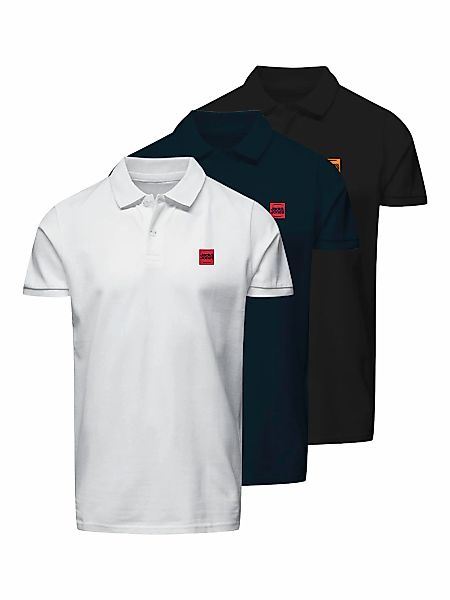 Jack & Jones Poloshirt "JJBRANDY POLO SS 3PK MP" Packung, 3 Stk. tlg. günstig online kaufen