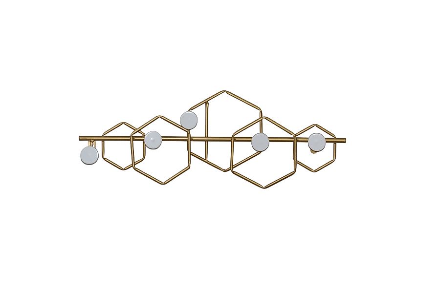 moebel-direkt-online Wandgarderobe Sally, aus Metall, goldfarben günstig online kaufen