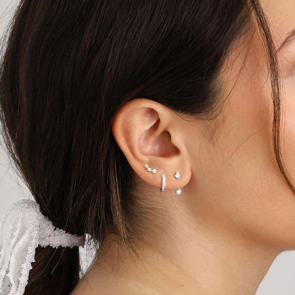 LuxusKollektion Schmuckset Ohrringe Silber 925 14K günstig online kaufen