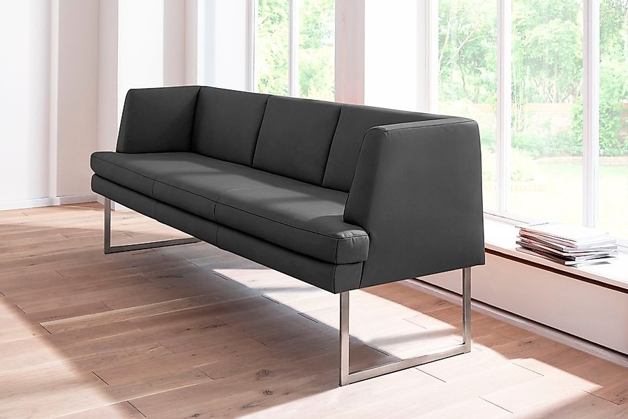 K+W Komfort & Wohnen Polsterbank »Cube«, Hammerkissenoptik, 2 Breiten, Hoch günstig online kaufen