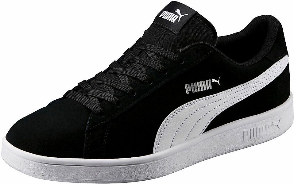 PUMA Puma Smash v2 Sneaker aus Leder und Synthetik, atmungsaktiv, mit Schnü günstig online kaufen
