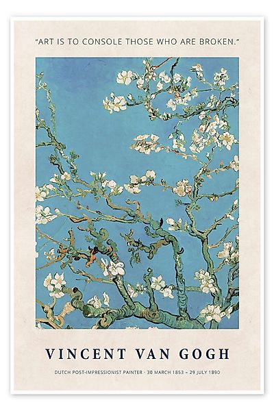 Posterlounge Poster Vincent van Gogh, Art günstig online kaufen