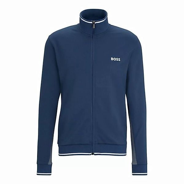 BOSS Sweatjacke Tracksuit Jacket mit kontrastfarbenen Streifen günstig online kaufen