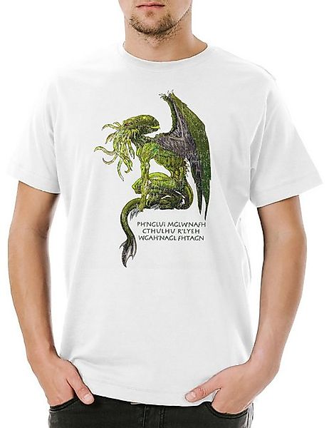 Urban Backwoods Print-Shirt Cthulhu X Herren T-Shirt Call Horror Arkham H. günstig online kaufen