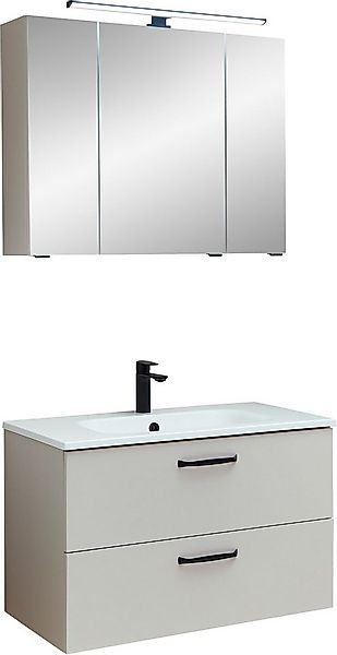 Saphir Badmöbel-Set Quickset 500, Waschtischunterschrank mit Waschtisch und günstig online kaufen